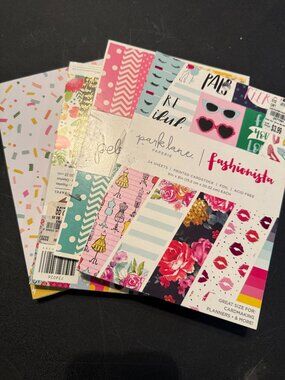 Park Lane Printed Cardstock | Over 100 sheets | 6x8 Inches (007)